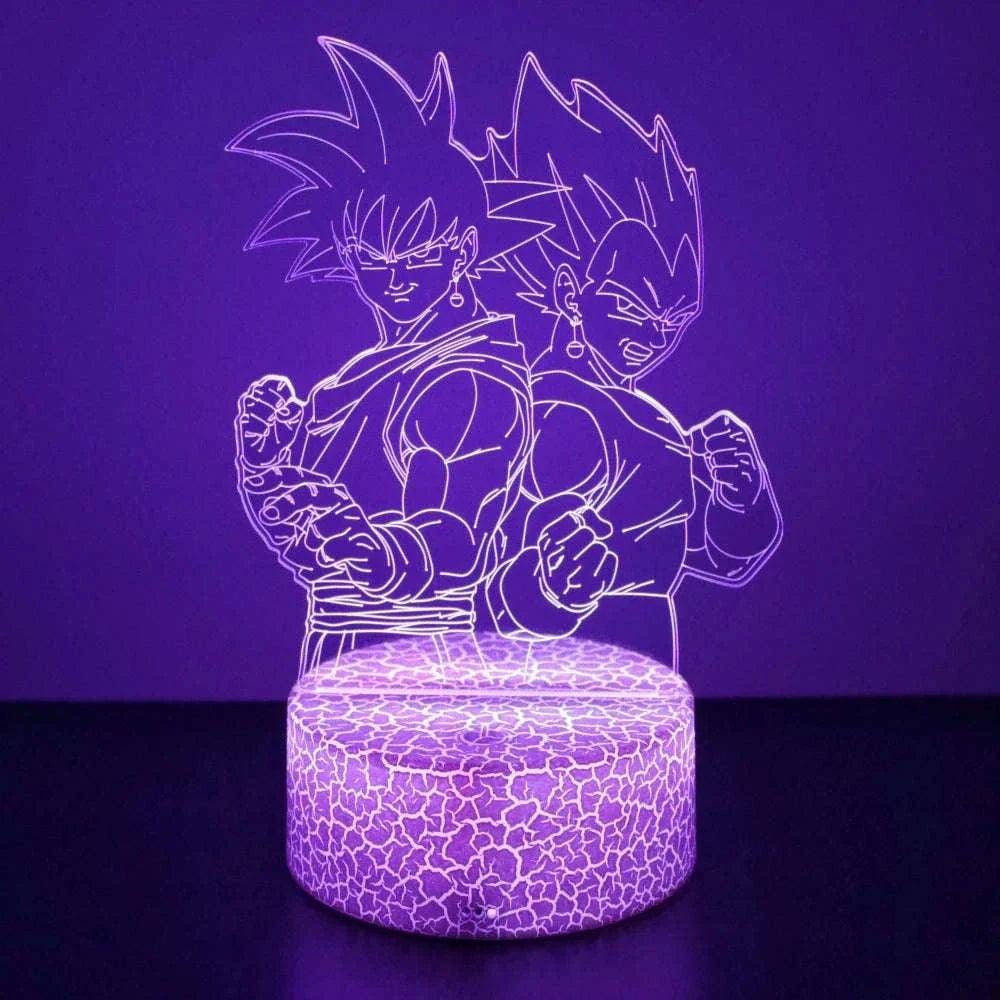 Dragon Ball Z LED Figure Lamp Goku Vegeta Night Light