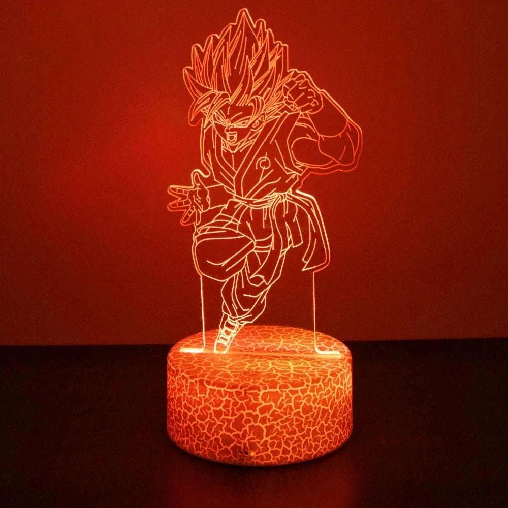 Dragon Ball Z LED Figure Lamp Goku Vegeta Night Light