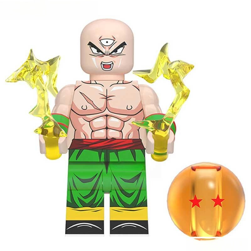 Dragon Ball Z Minifigure | Tien Shinhan LEGO-Style | Toylandeu™