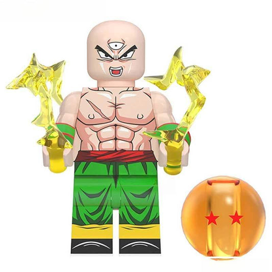 Dragon Ball Z Minifigure | Tien Shinhan LEGO-Style | Toylandeu™