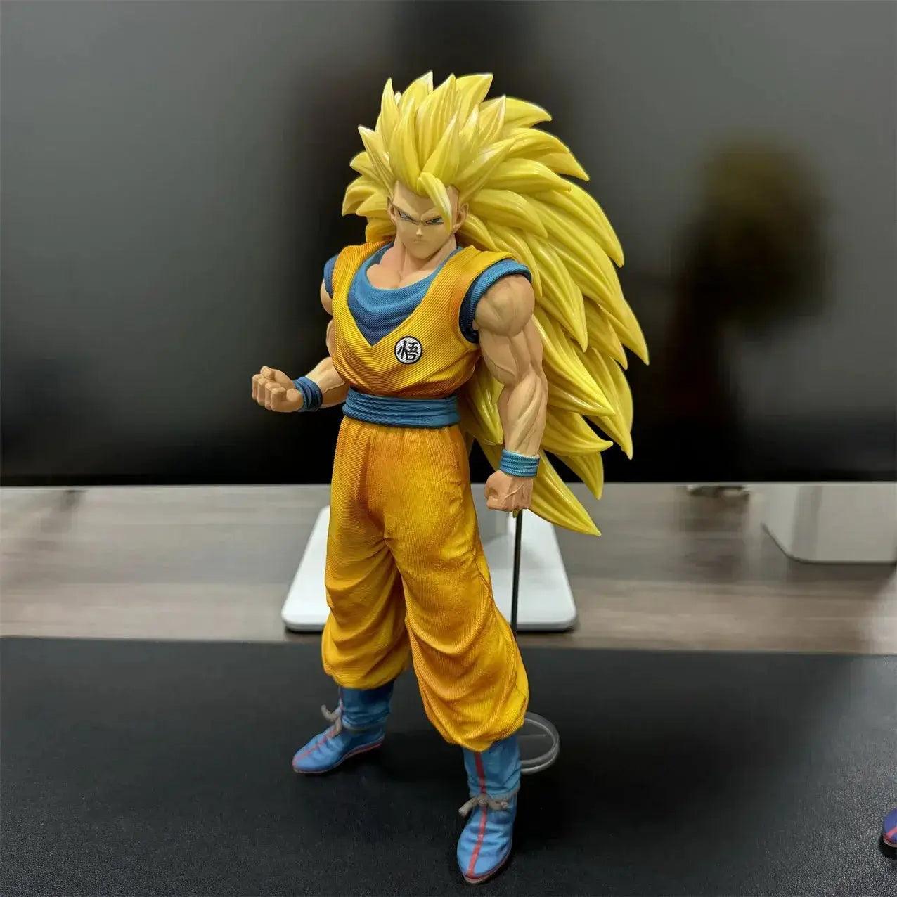  Dragon Ball Z SSJ3 Goku Figure PVC Statue Premium -  ToylandEU™