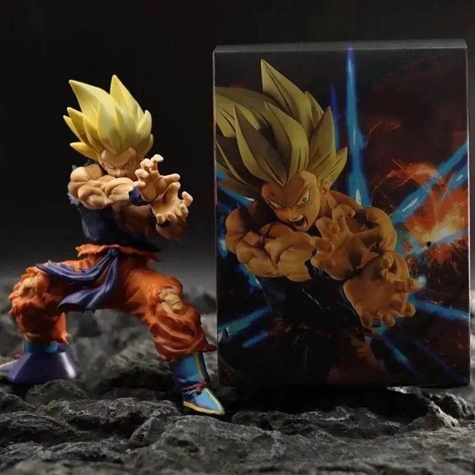 Dragon Ball Z Son Goku Anime Figure Battle Damage Collectible -  ToylandEU™