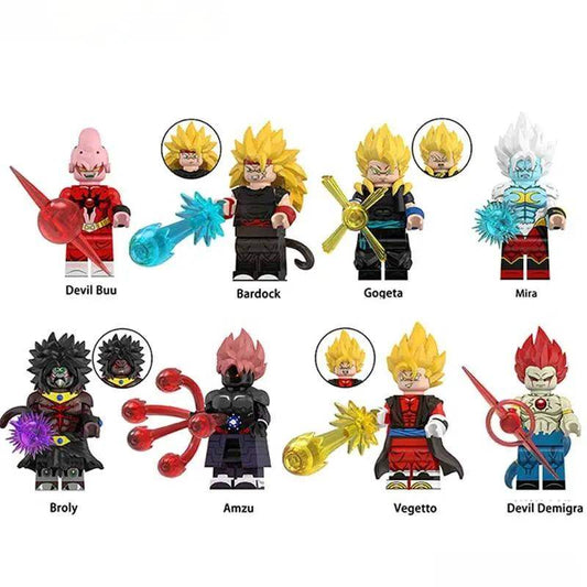  Dragon Ball Z Minifigures Set Of 8 Lego Compatible Premium -  ToylandEU™