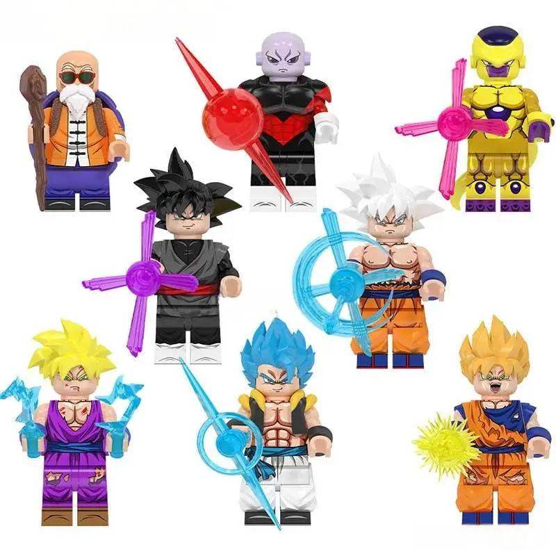 Dragon Ball Z Super set of 8 Lego Minifigures Custom Anime Toys 1 - Minifigure Toys