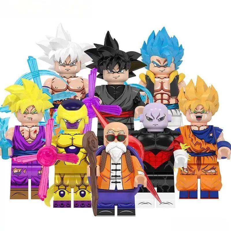 Dragon Ball Z Super set of 8 Lego Minifigures Custom Anime Toys 1 - Minifigure Toys