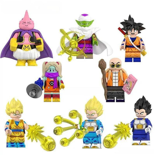  Dragon Ball Z Lego Minifigures Set Of 8 Collectibles -  ToylandEU™