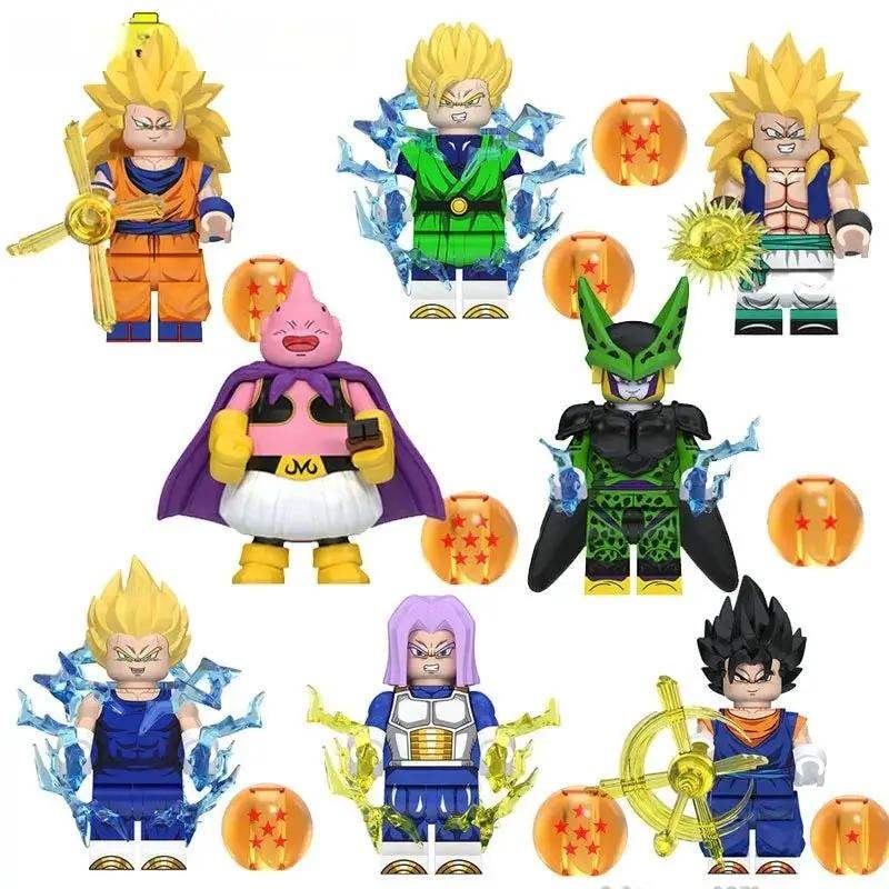  Dragon Ball Z LEGO Minifigures 8 Pack Super Saiyan -  ToylandEU™