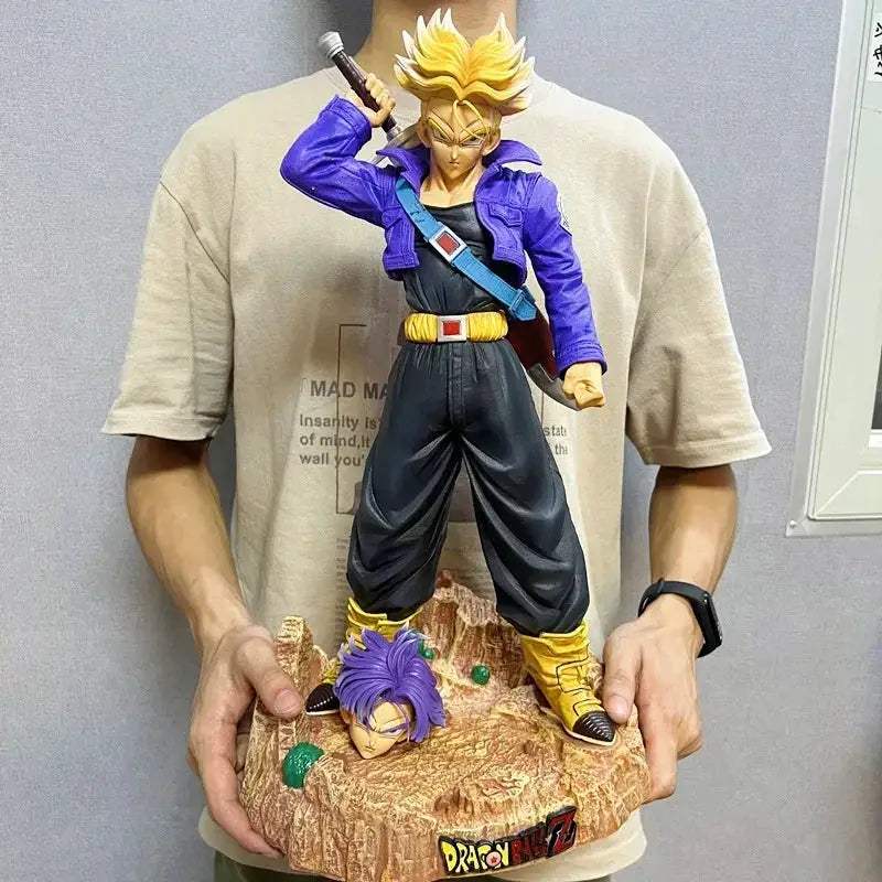 Dragon Ball Z Trunks Action Figure – Super Saiyan with Z Sword Statue (50 CM) - ToylandEU