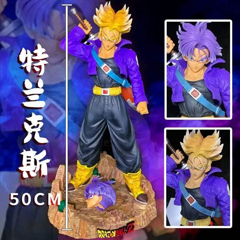 Dragon Ball Z Trunks Action Figure – Super Saiyan with Z Sword Statue (50 CM) - ToylandEU