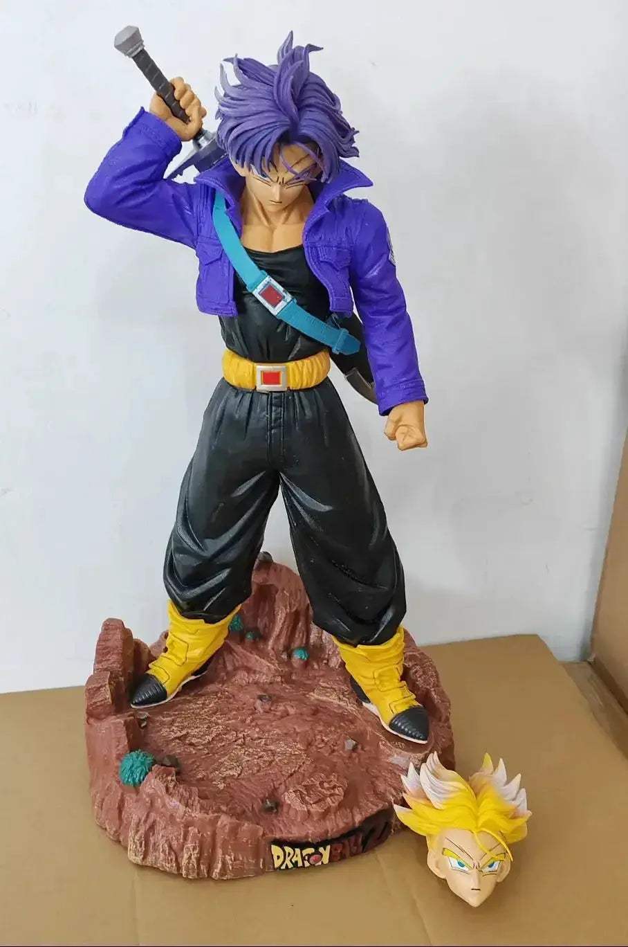 Dragon Ball Z Trunks Action Figure – Super Saiyan with Z Sword Statue (50 CM) - ToylandEU