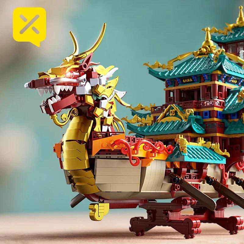  Dragon Boat Blocks | 2453 Pcs Lego | Toylandeu™ 