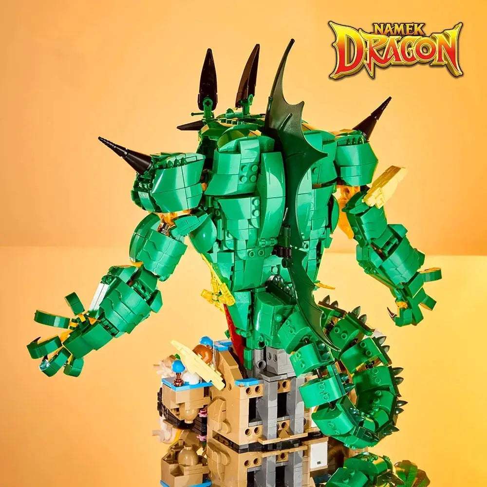 Dragon Building Block Set 1907 Pieces Collectible Desktop Decor - ToylandEU