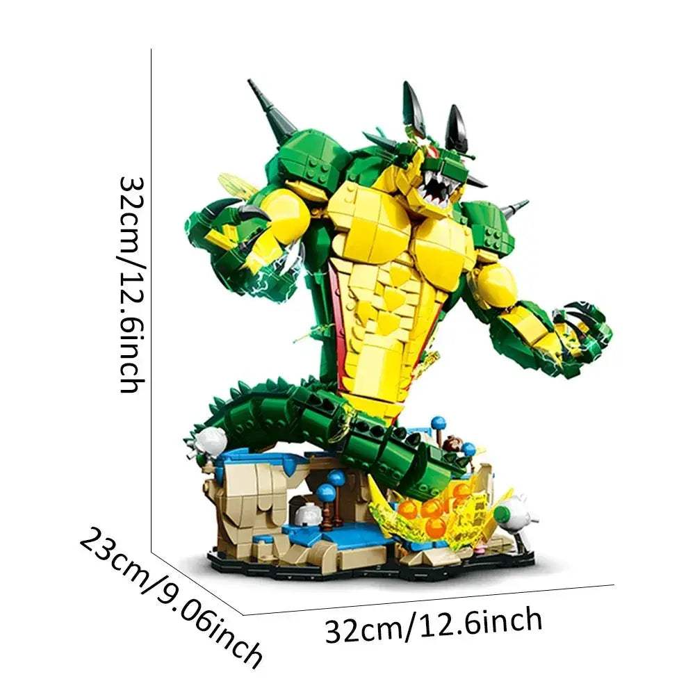 Dragon Building Block Set 1907 Pieces Collectible Desktop Decor - ToylandEU