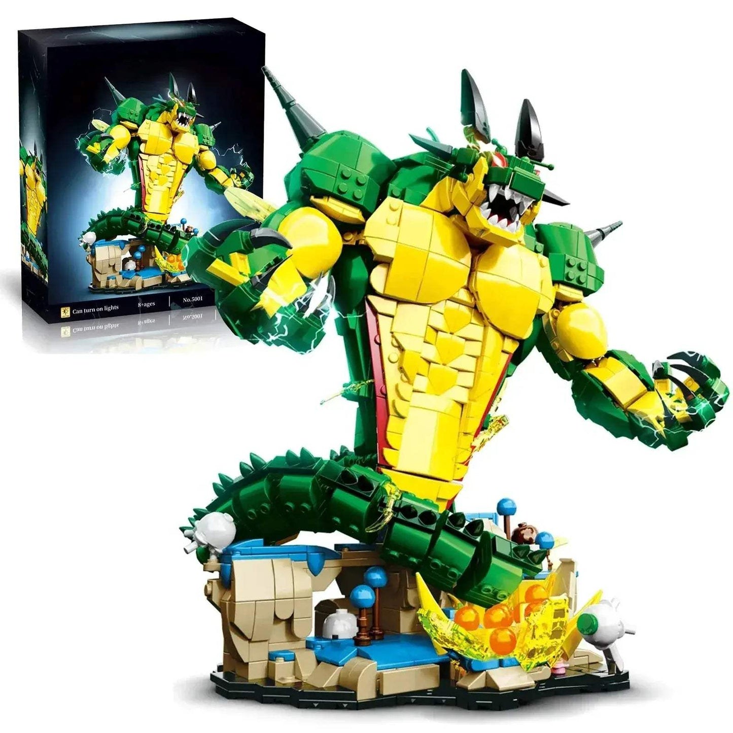 Dragon Building Block Set 1907 Pieces Collectible Desktop Decor - ToylandEU