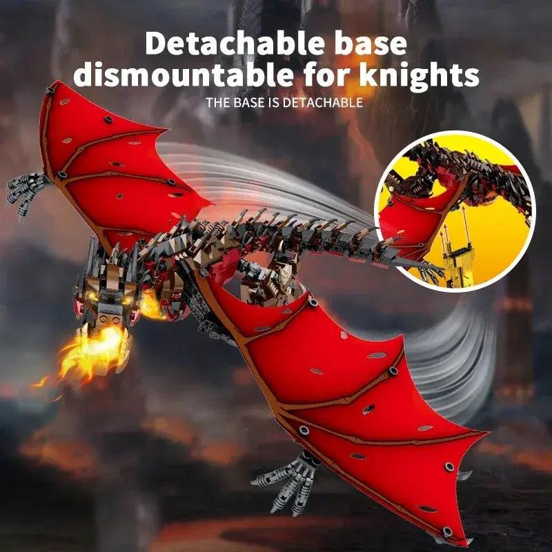 Dragon Building Blocks 1359 Pcs Fire Breathing Model -  ToylandEU™