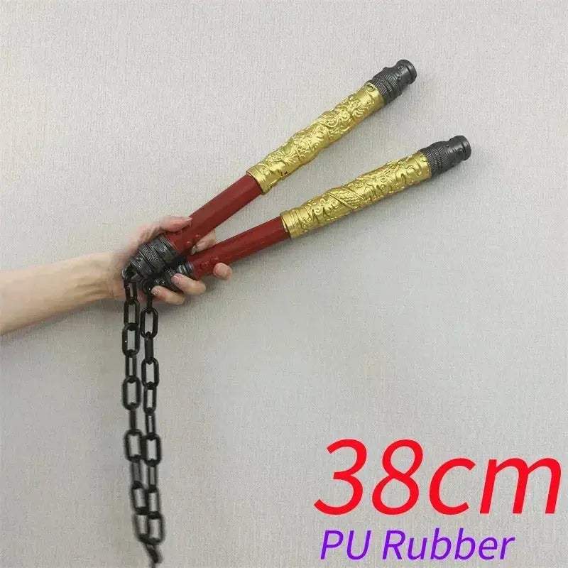 Dragon Double Nunchaku Rubber Prop PUBG Shenlong Cosplay Gift - ToylandEU