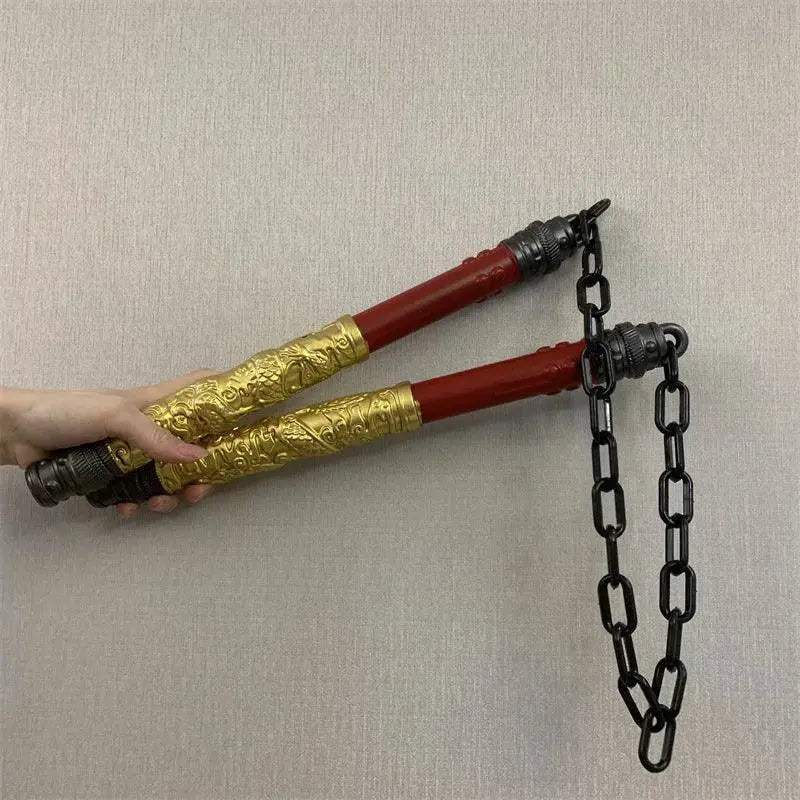 Dragon Double Nunchaku Rubber Prop PUBG Shenlong Cosplay Gift - ToylandEU