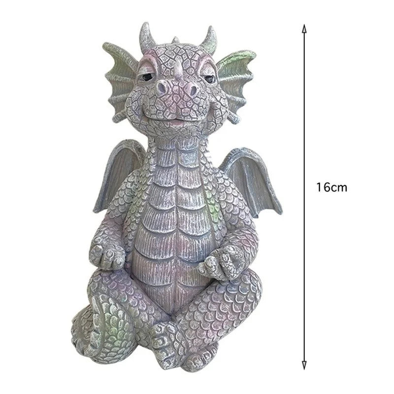 Dragon Garden Statue | LED Resin Decor | Toylandeu™