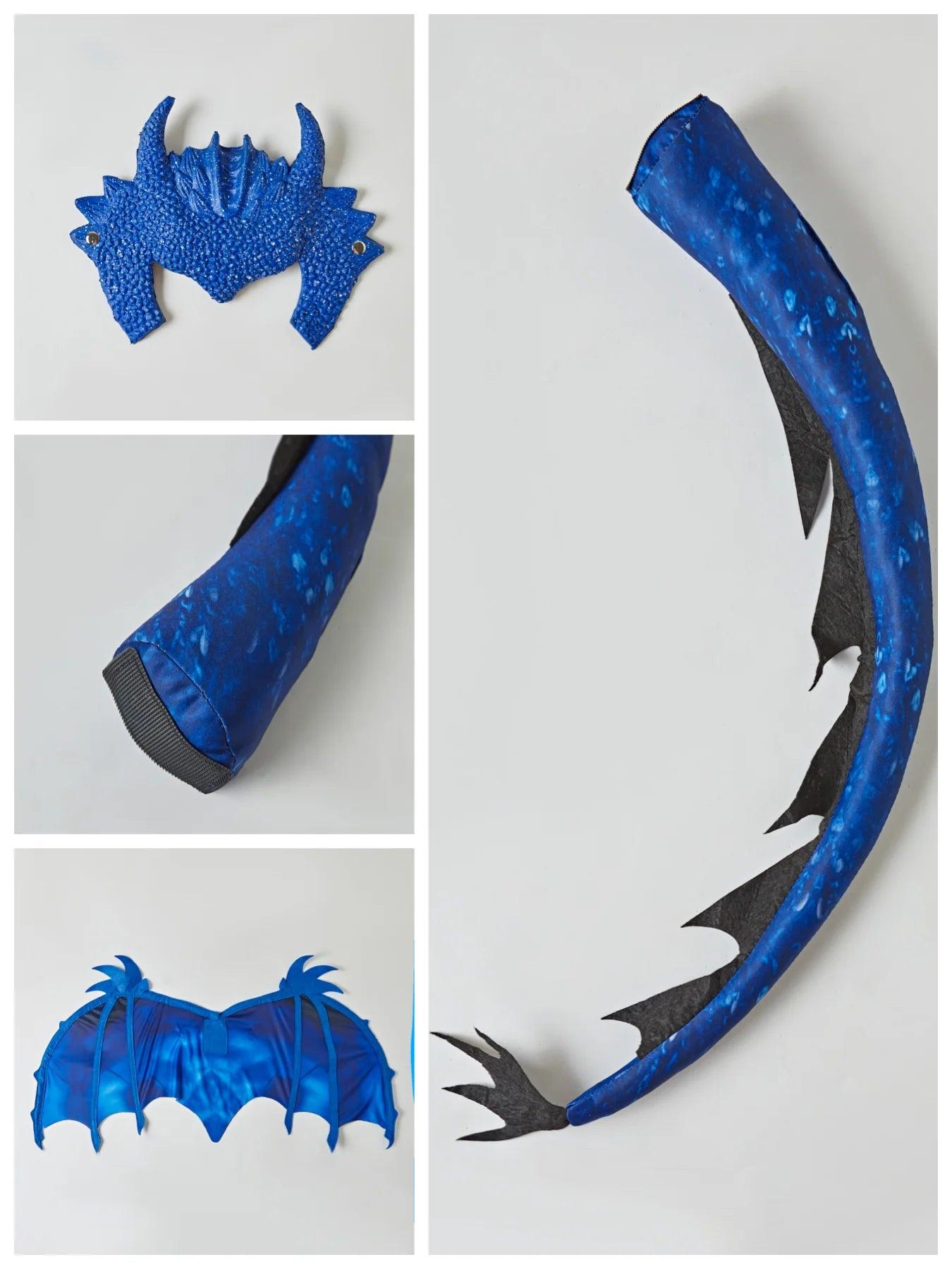 Dragon Knight Jumpsuit | Frost Blue | Toylandeu™