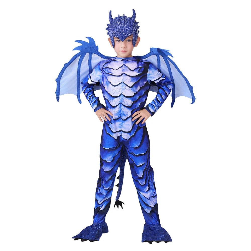 Dragon Knight Jumpsuit | Frost Blue | Toylandeu™