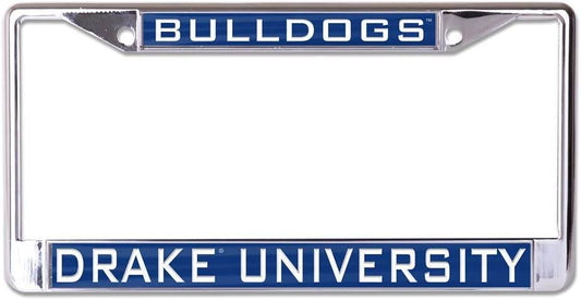 Drake Bulldogs License Plate Frame Inlaid Style Chrome - ToylandEU
