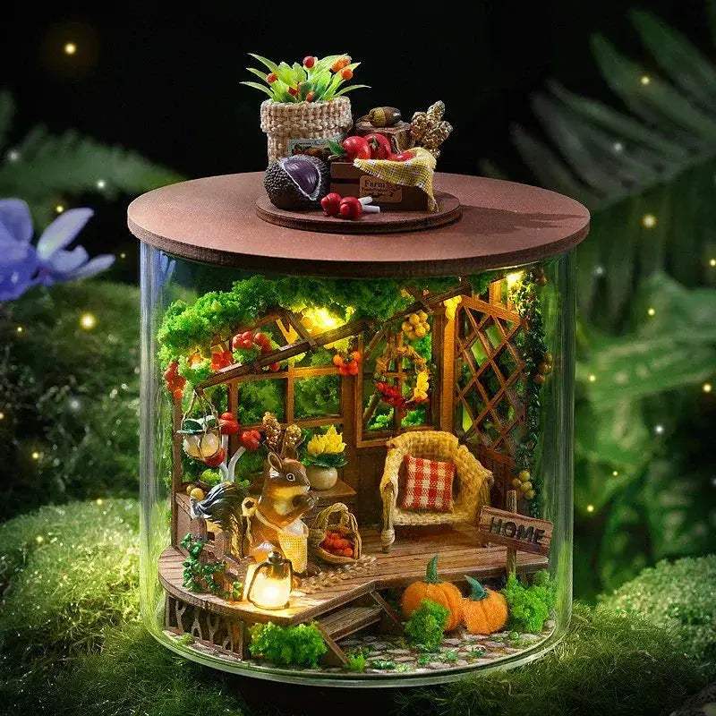 Dream Bottle Dollhouse DIY Kit With Furniture Easy Assembly - ToylandEU