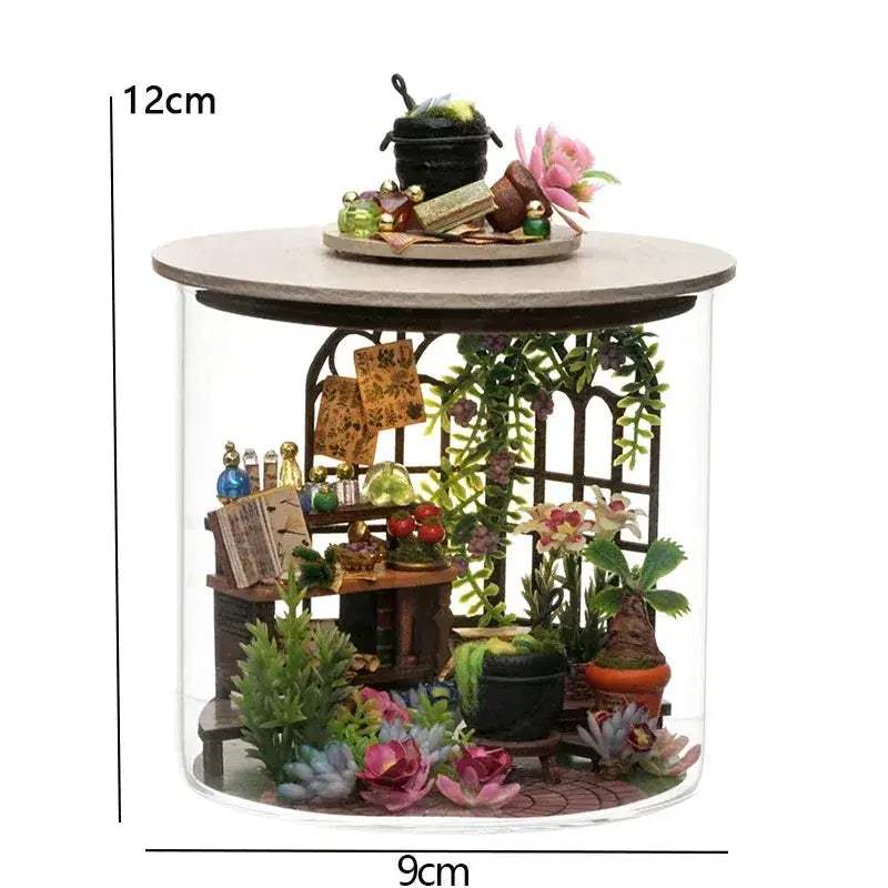 Dream Bottle Dollhouse DIY Kit With Furniture Easy Assembly - ToylandEU