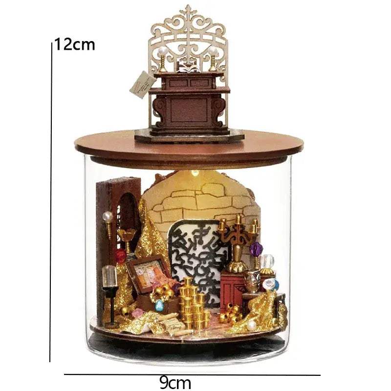 Dream Bottle Dollhouse DIY Kit With Furniture Easy Assembly - ToylandEU
