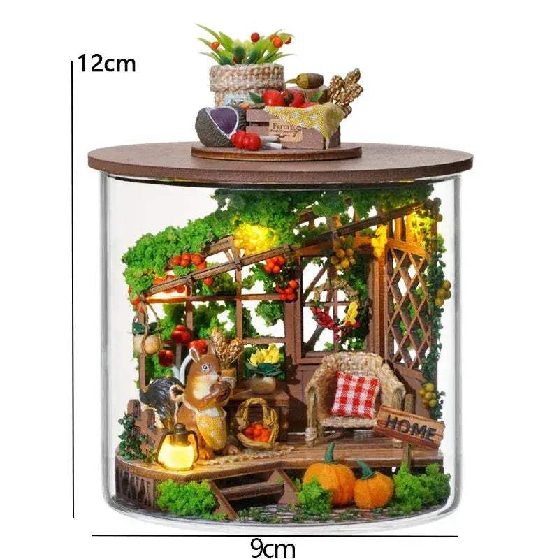 Dream Bottle Dollhouse DIY Kit With Furniture Easy Assembly - ToylandEU
