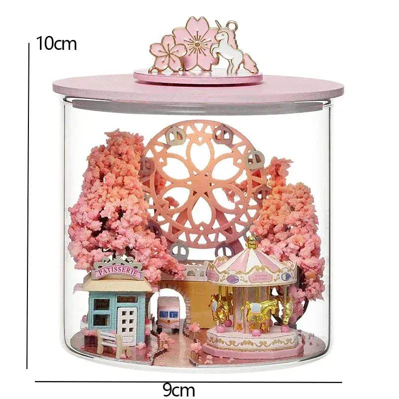 Dream Bottle Dollhouse DIY Kit With Furniture Easy Assembly - ToylandEU