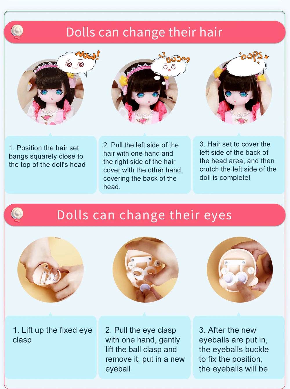 Dream Fairy 1/4 BJD 16 Inch Ball Jointed Doll Full Set - ToylandEU