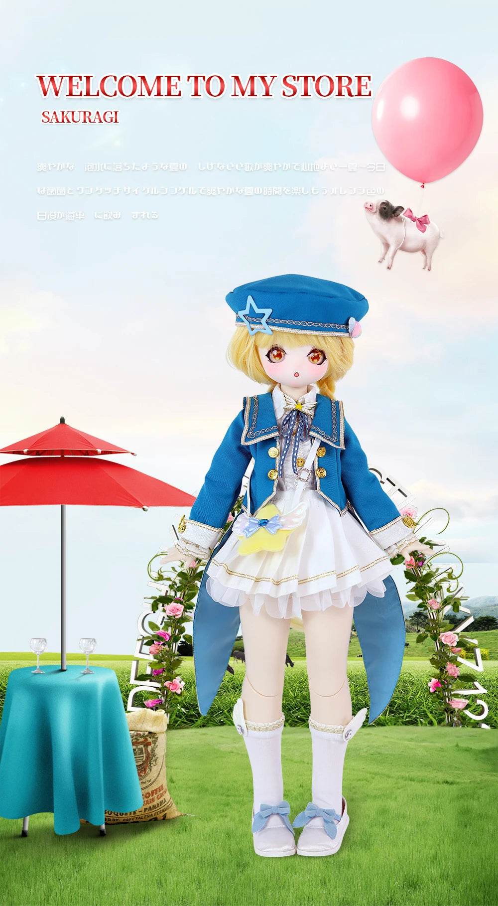 Dream Fairy 1/4 BJD 16 Inch Ball Jointed Doll Full Set - ToylandEU