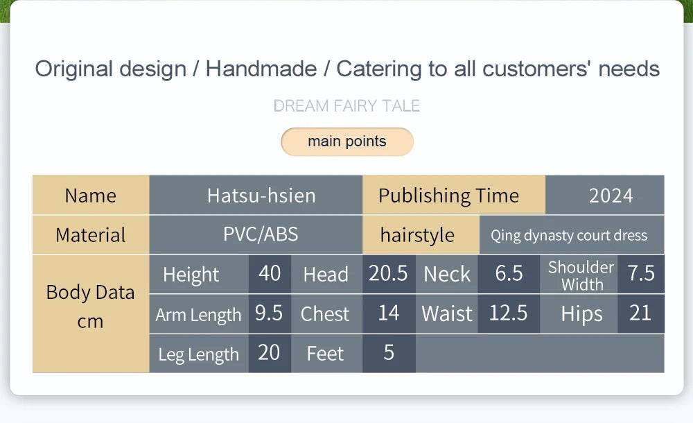 Dream Fairy 1/4 Doll White Skin 16 Inch BJD Full Set Gift - ToylandEU