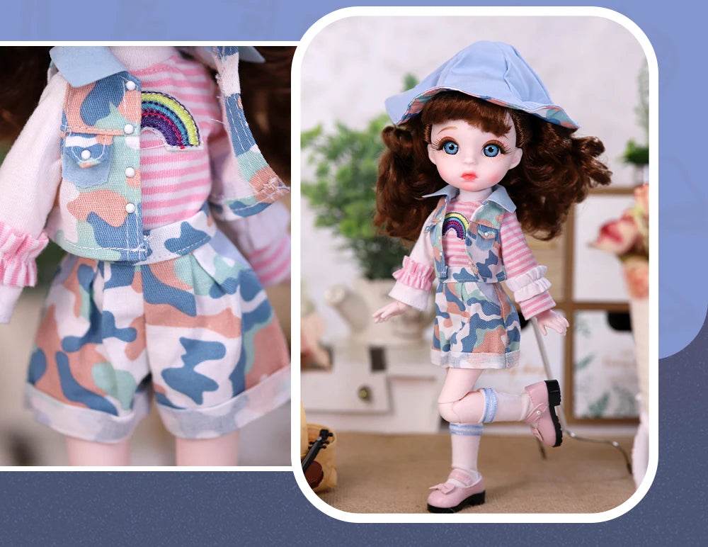 Dream Fairy 1/6 BJD 28 Joints Body Dolls Full Set Gift - ToylandEU