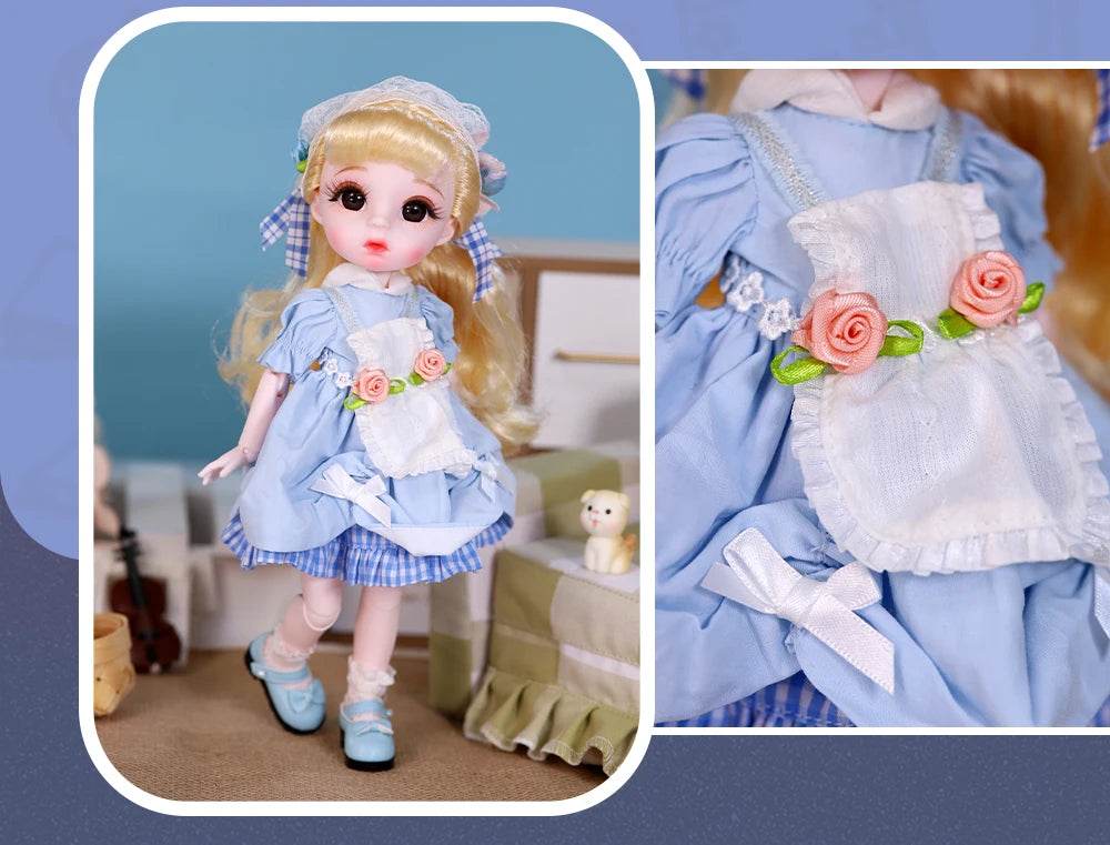 Dream Fairy 1/6 BJD 28 Joints Body Dolls Full Set Gift - ToylandEU