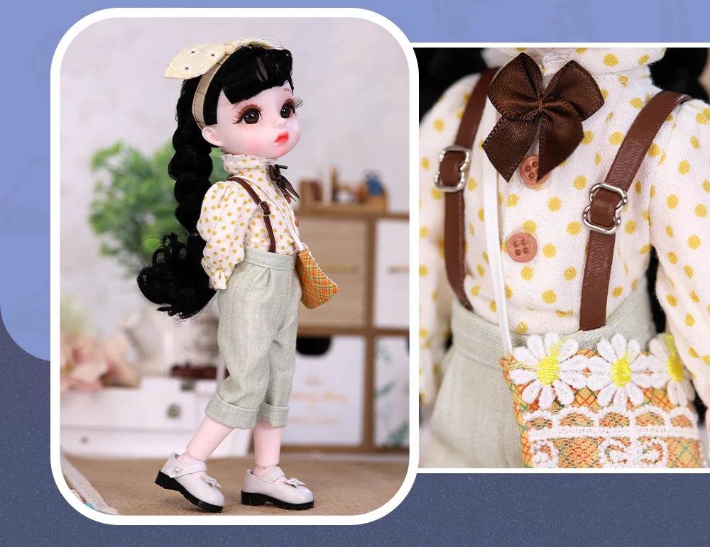 Dream Fairy 1/6 BJD 28 Joints Body Dolls Full Set Gift - ToylandEU