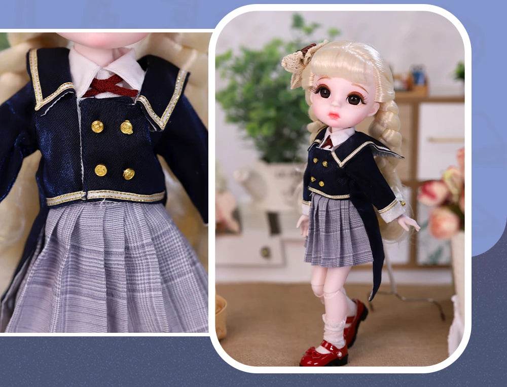 Dream Fairy 1/6 BJD 28 Joints Body Dolls Full Set Gift - ToylandEU