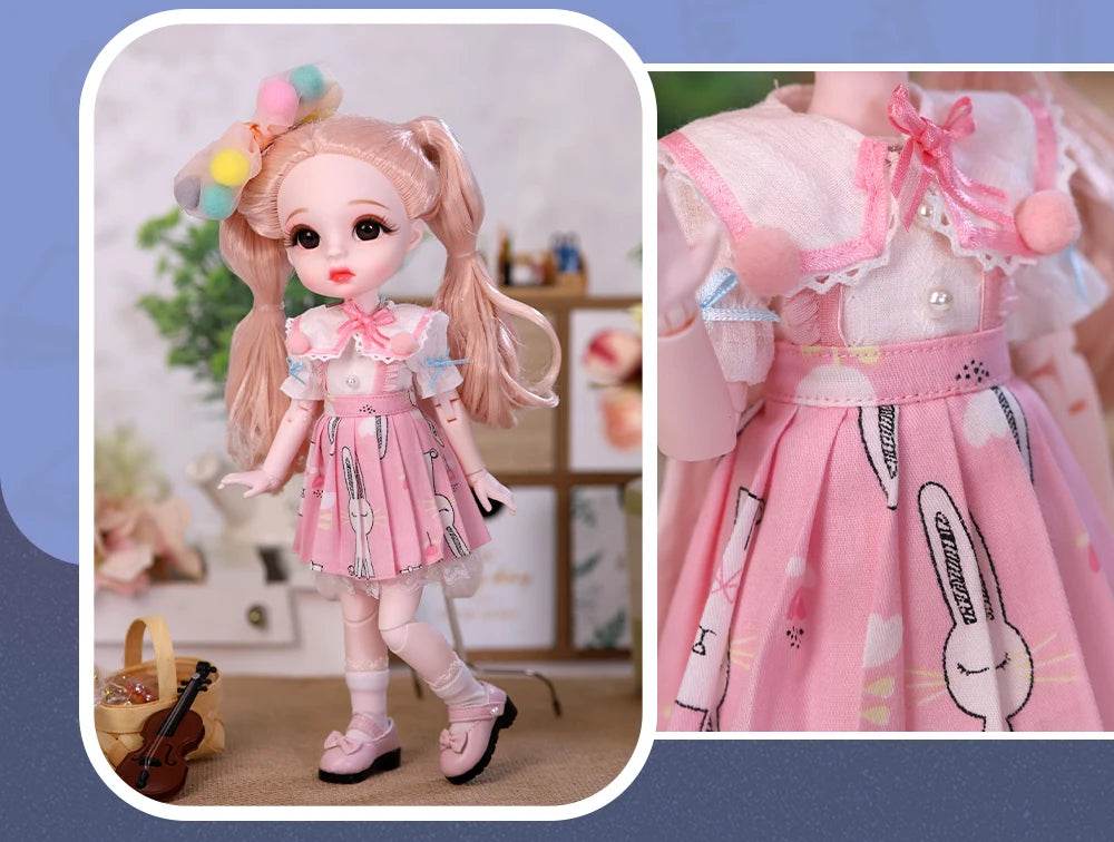 Dream Fairy 1/6 BJD 28 Joints Body Dolls Full Set Gift - ToylandEU