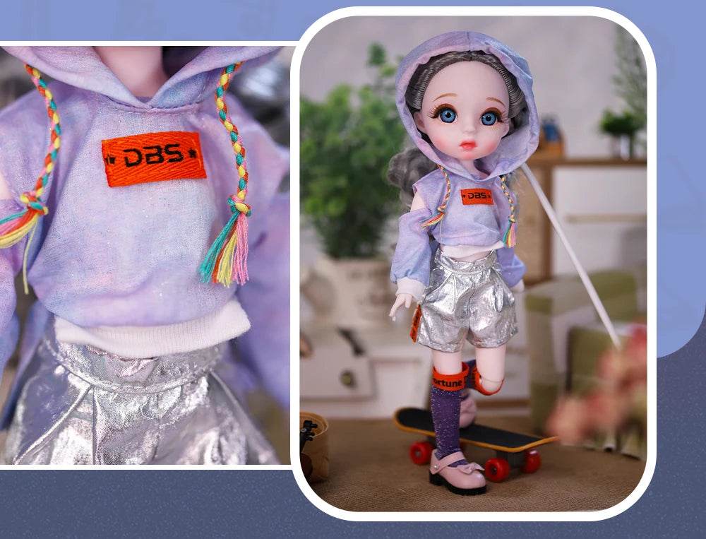 Dream Fairy 1/6 BJD 28 Joints Body Dolls Full Set Gift - ToylandEU