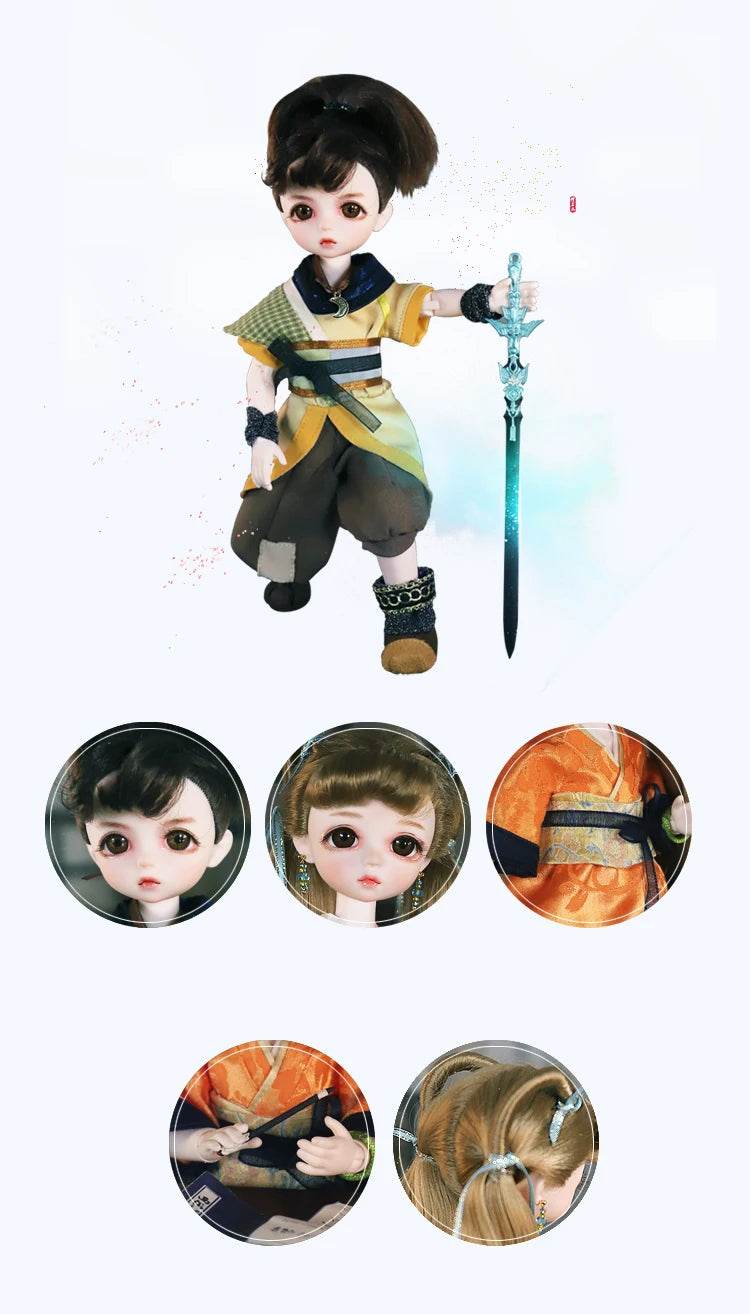 Dream Fairy 1/6 BJD Doll Full Set 28cm Jointed Doll - ToylandEU