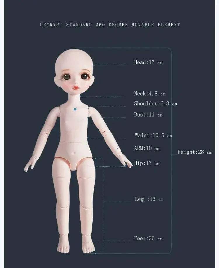 Dream Fairy 1/6 BJD Special Offer Doll Set 28cm Collectible - ToylandEU