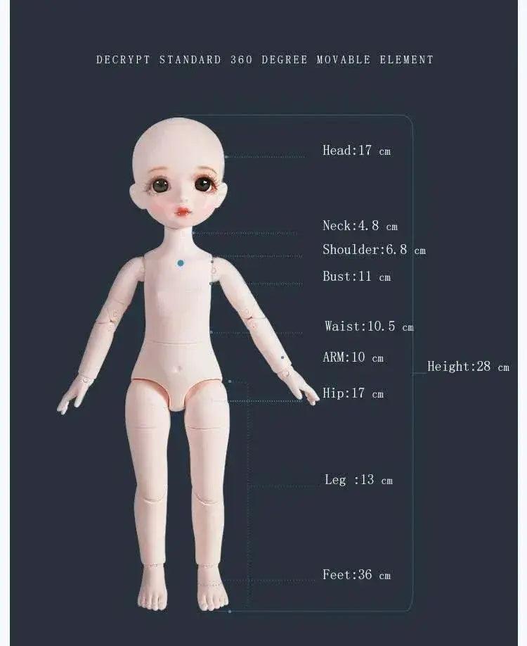  Dream Fairy 1/6 BJD Special Offer Doll Set 28cm Gift -  ToylandEU™