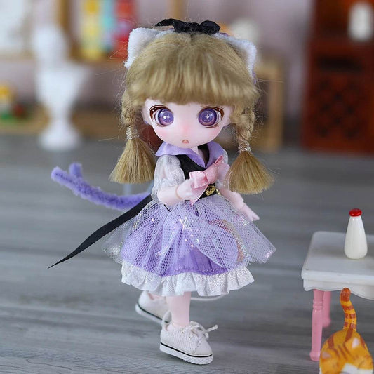 Dream Fairy 13cm OB11 Maytree Doll With Bangs Kawaii Toy - ToylandEU