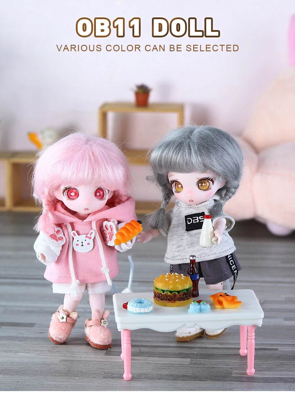 Dream Fairy 13cm OB11 Maytree Doll With Bangs Kawaii Toy - ToylandEU