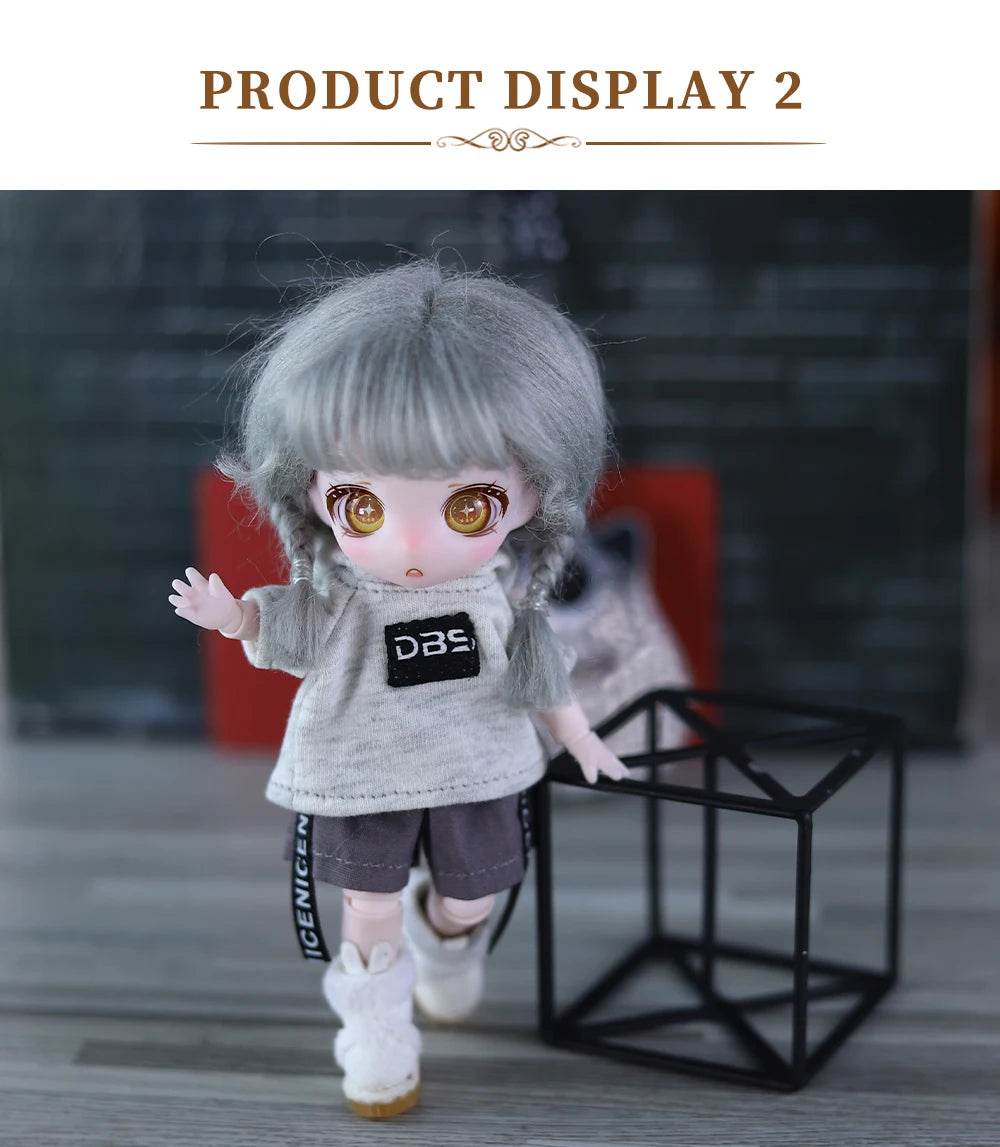 Dream Fairy 13cm OB11 Maytree Doll With Bangs Kawaii Toy - ToylandEU