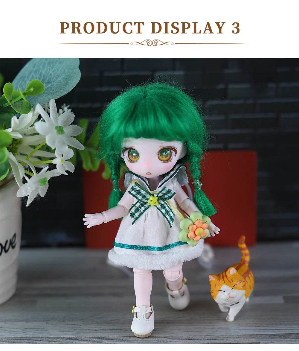 Dream Fairy 13cm OB11 Maytree Doll With Bangs Kawaii Toy - ToylandEU
