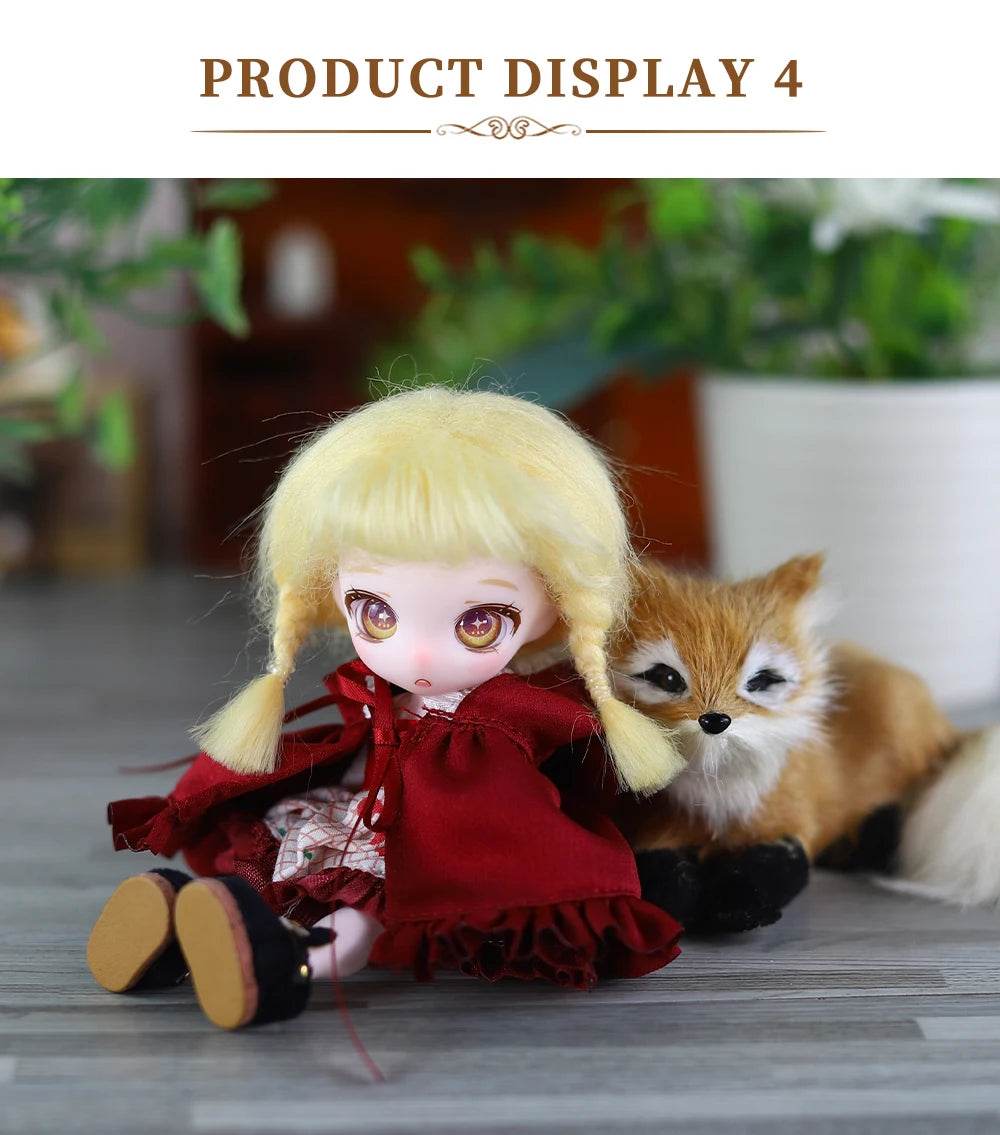 Dream Fairy 13cm OB11 Maytree Doll With Bangs Kawaii Toy - ToylandEU