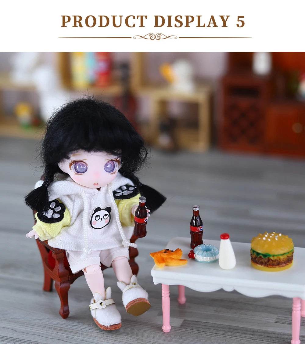 Dream Fairy 13cm OB11 Maytree Doll With Bangs Kawaii Toy - ToylandEU