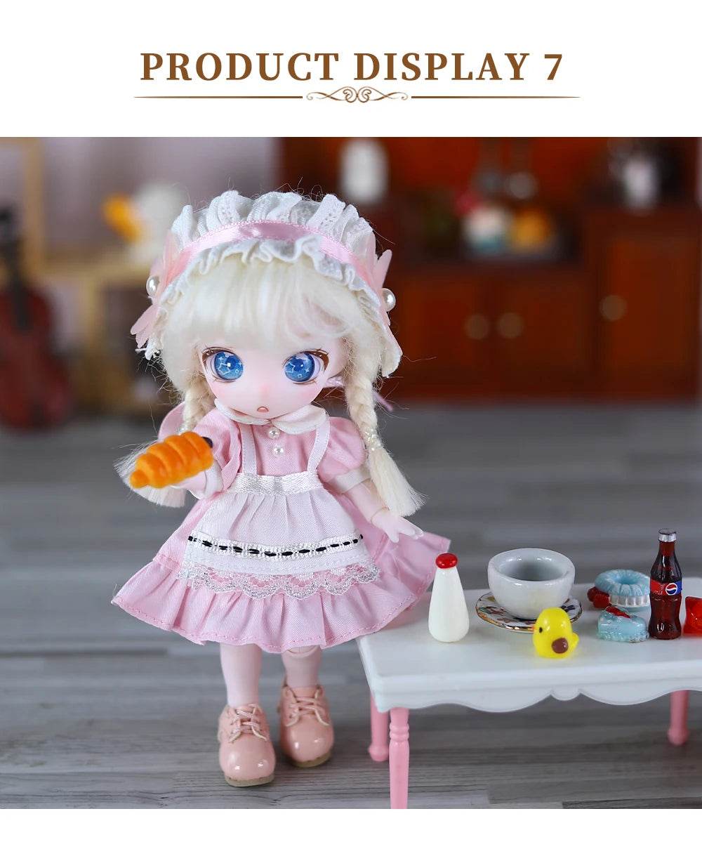 Dream Fairy 13cm OB11 Maytree Doll With Bangs Kawaii Toy - ToylandEU