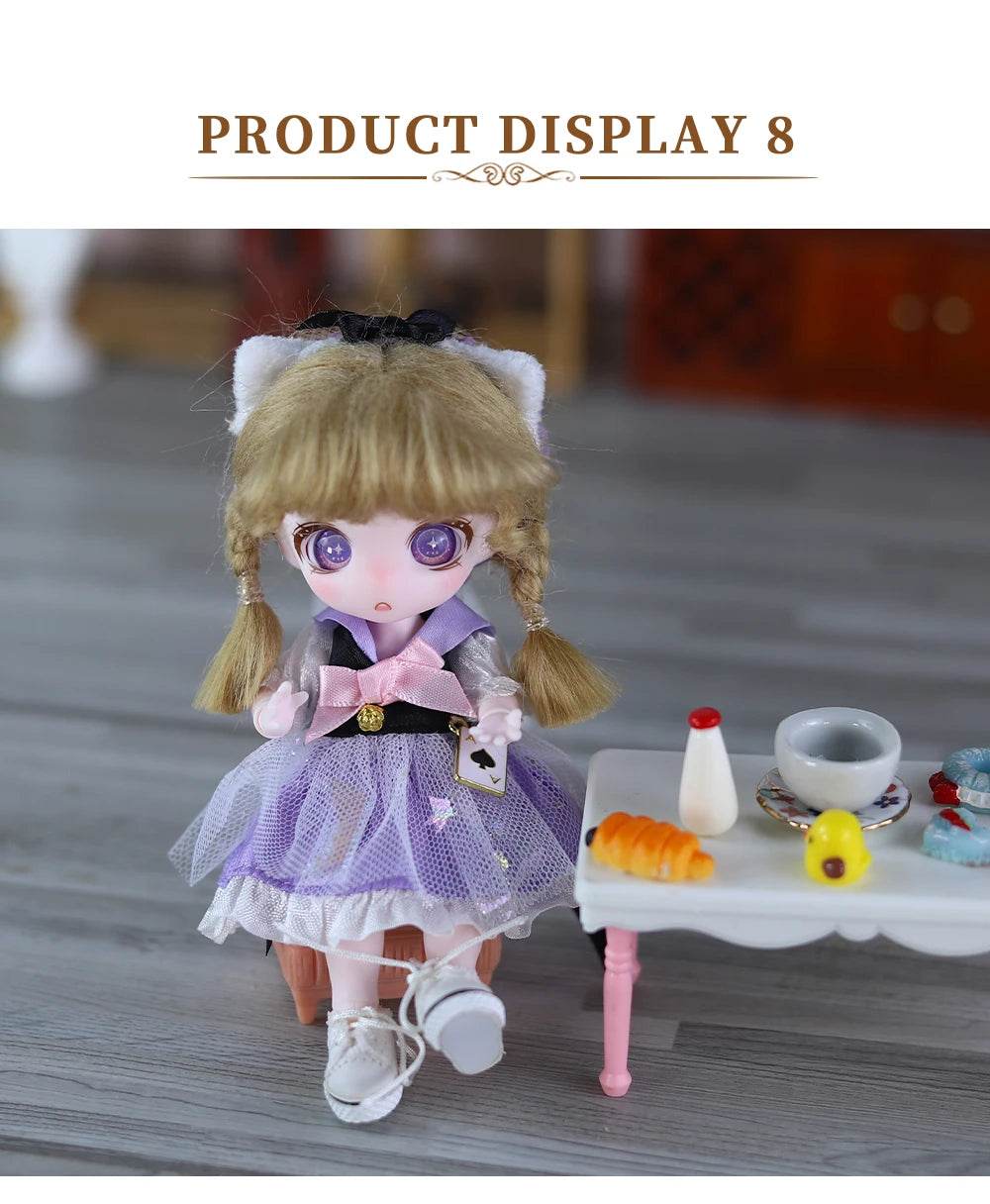 Dream Fairy 13cm OB11 Maytree Doll With Bangs Kawaii Toy - ToylandEU